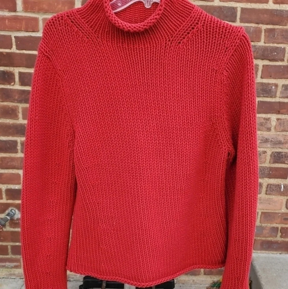 Tommy Hilfiger roll‎ neck cotton sweater L - Picture 2 of 10